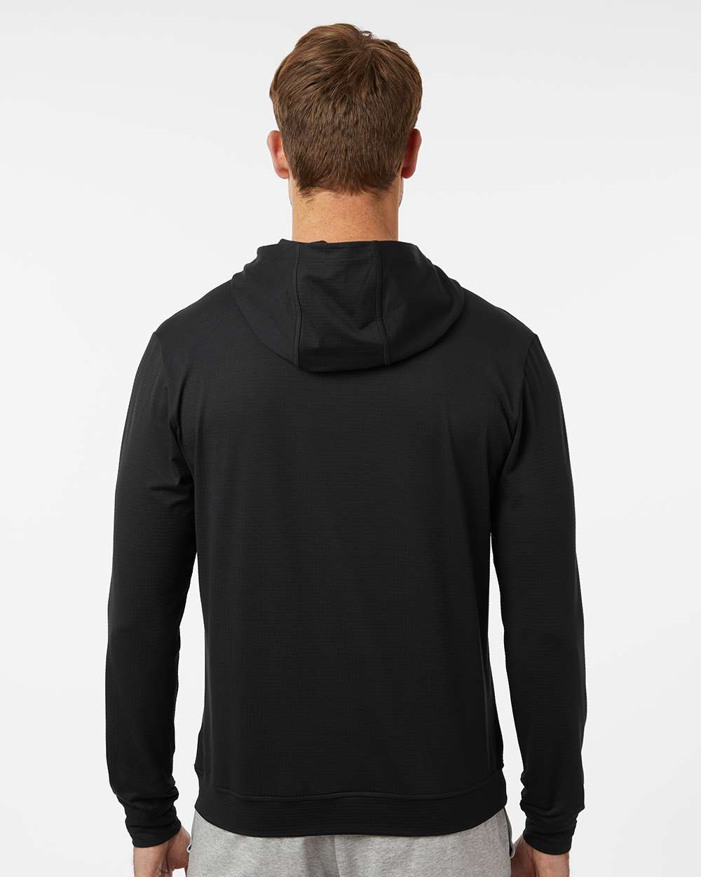 Men's Ultimate365 Elevated Hoodie - OnModelBack - B12253503 - Black