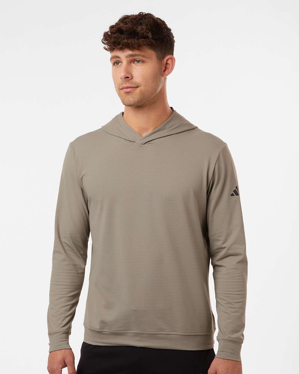 Men's Ultimate365 Elevated Hoodie - OnModelFront - B12253003 - Putty Beige