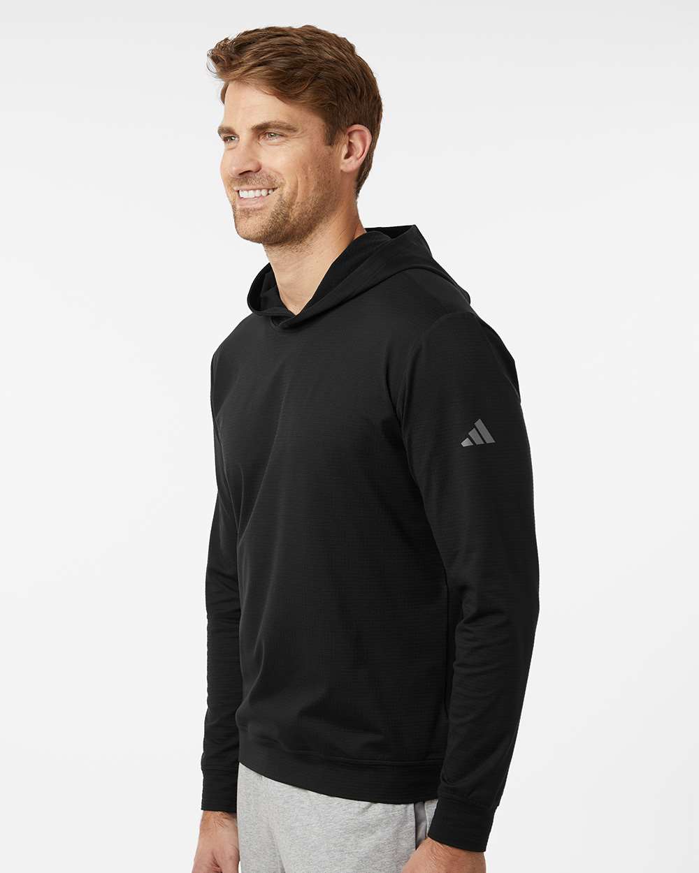Men's Ultimate365 Elevated Hoodie - OnModelSide - B12253503 - Black