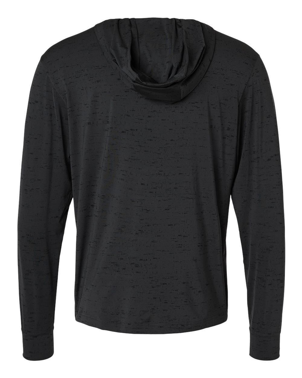 Men's Core Lightweight Hooded T-Shirt - Back - B12353503 - Carbon Black