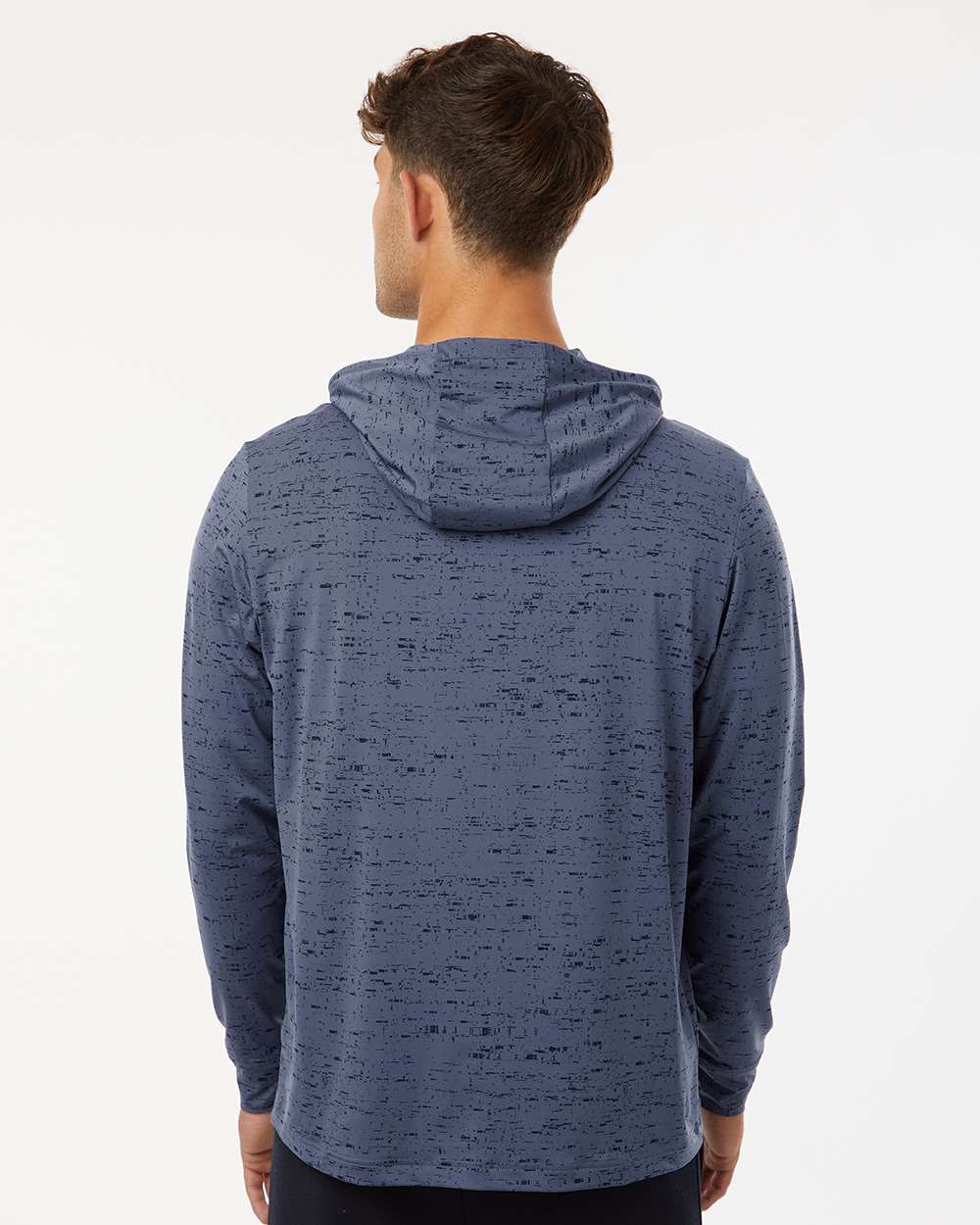 Men's Core Lightweight Hooded T-Shirt - OnModelBack - B12353753 - Preloved Ink