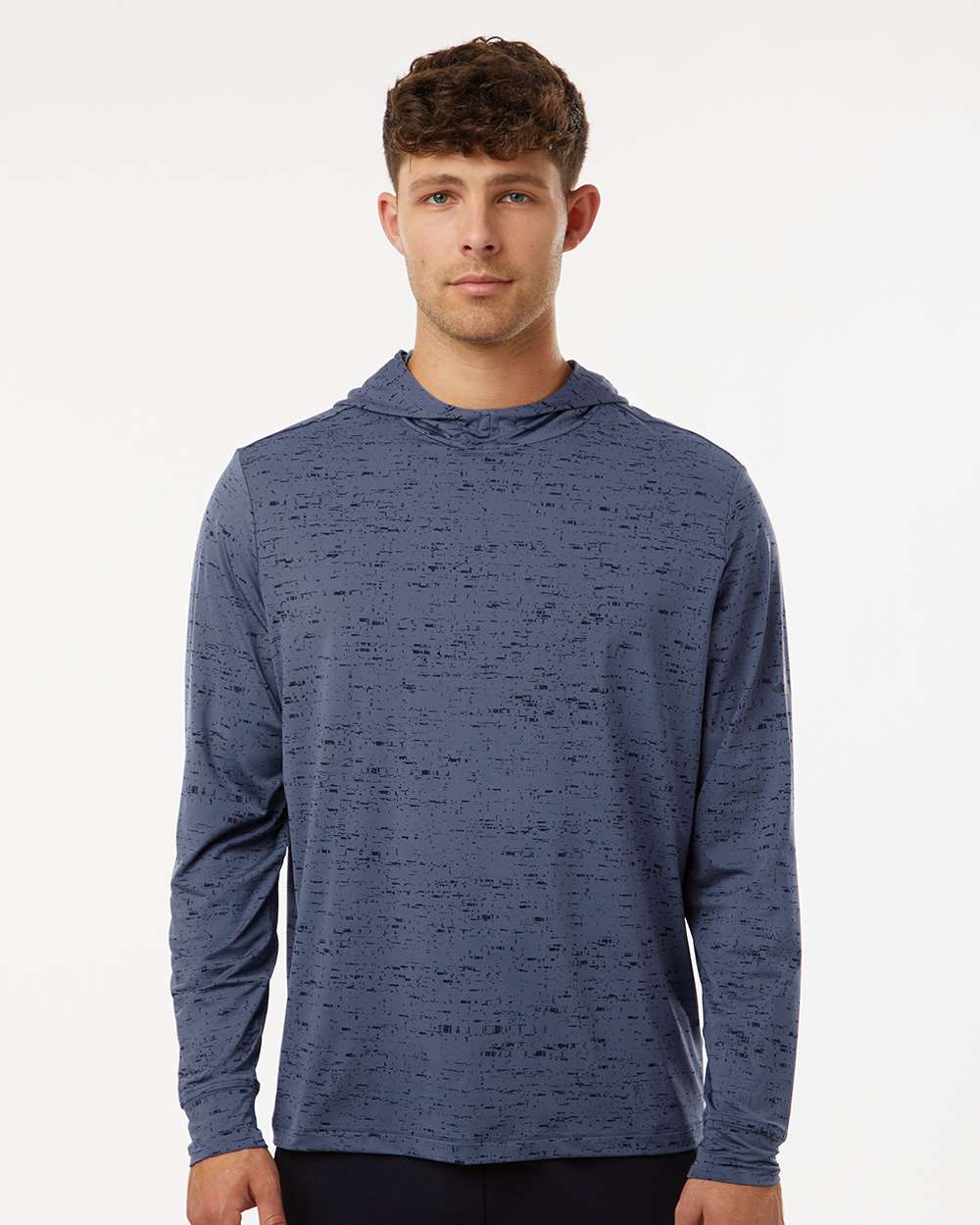 Men's Core Lightweight Hooded T-Shirt - OnModelFront - B12353753 - Preloved Ink