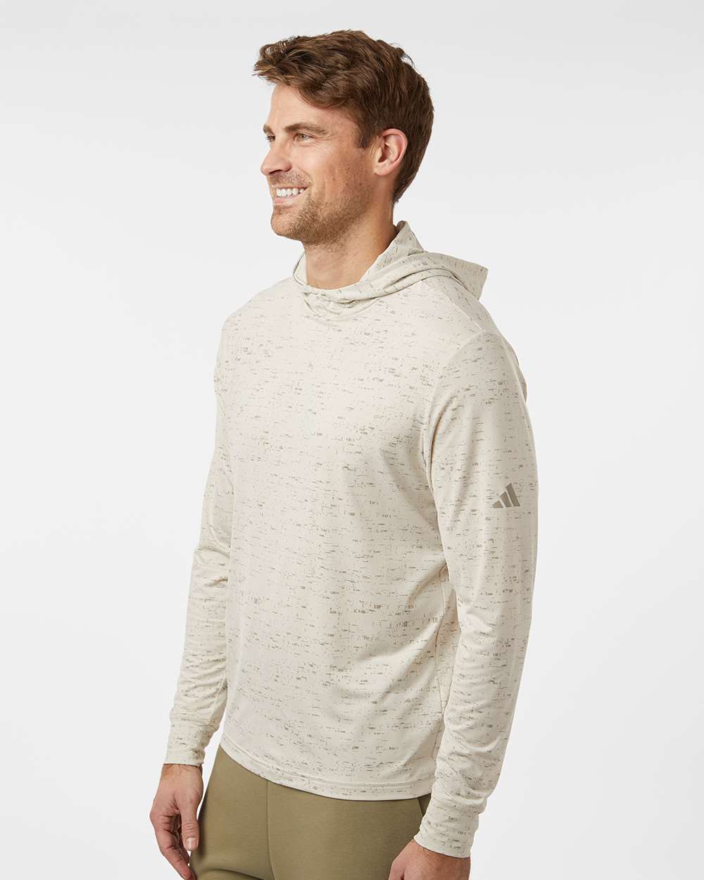 Men's Core Lightweight Hooded T-Shirt - OnModelSide - B12353093 - Alumina