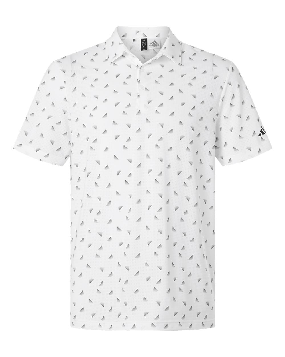 Men's Ultimate365 Mesh Polo - Front - B12553503 - White/ Black