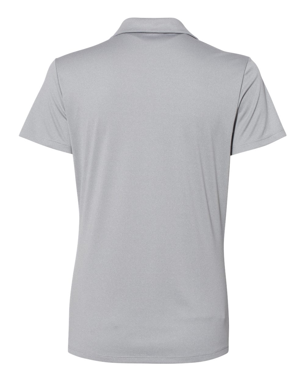 Women's Heathered Polo - Back - B80953354 - Mid Grey Heather