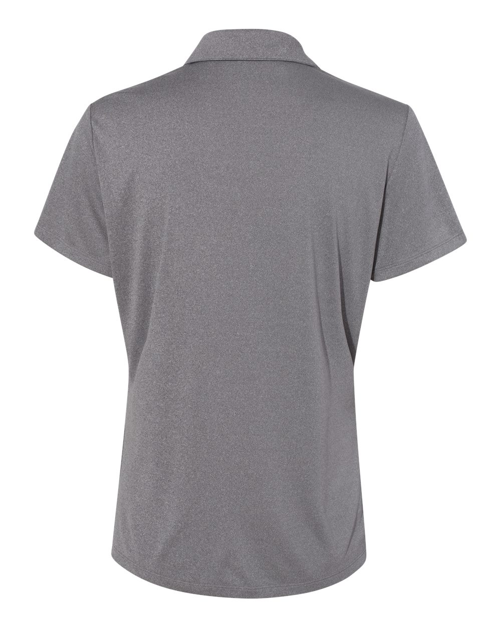 Women's Heathered Polo - Back - B80953503 - Black Heather