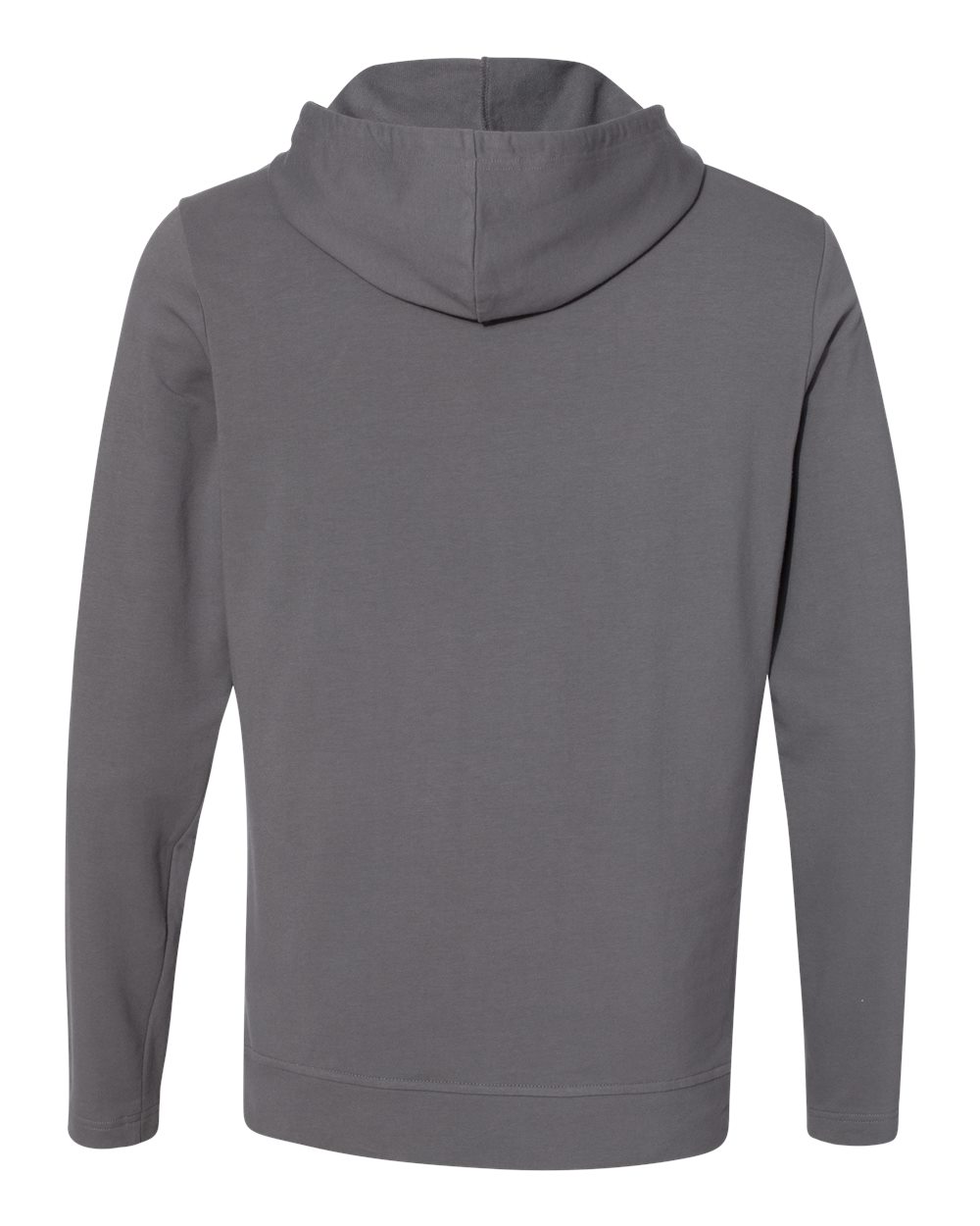 Men's Lightweight Hooded Sweatshirt - Back - B00153583 - Grey Five