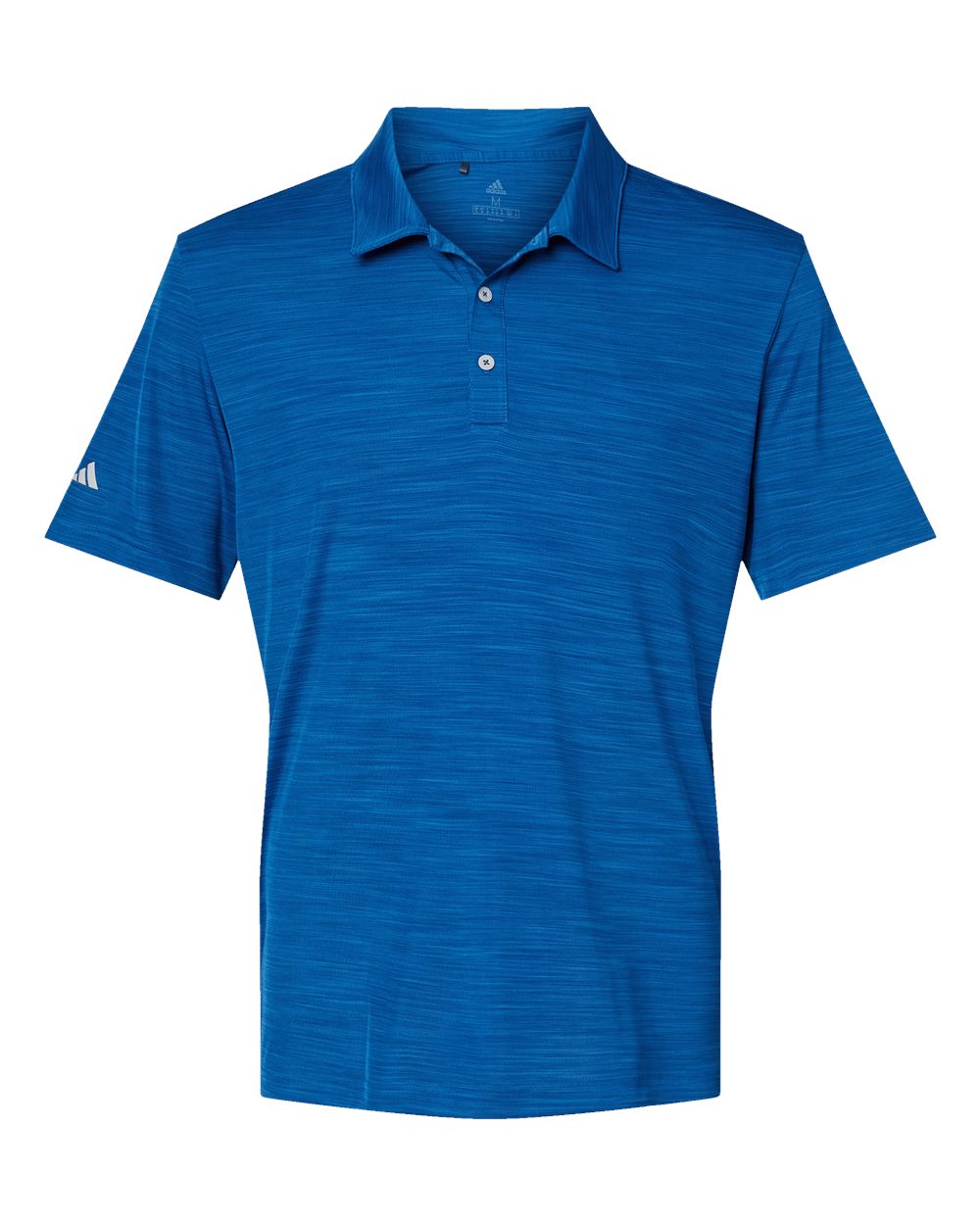 Men's Mélange Polo - Front - B00953753 - Collegiate Royal Melange