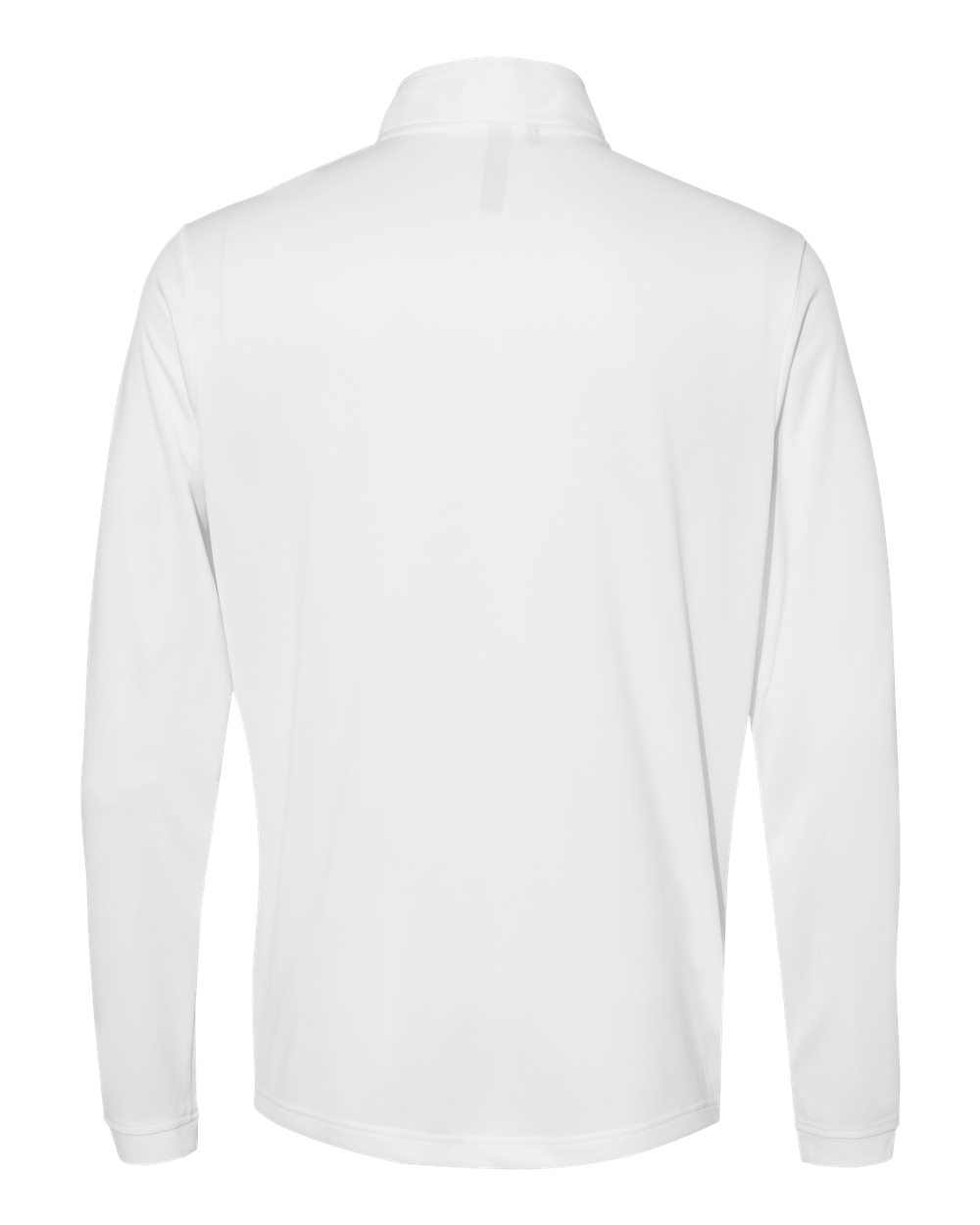 Men's Lightweight Quarter-Zip Pullover - Back - B01153002 - White