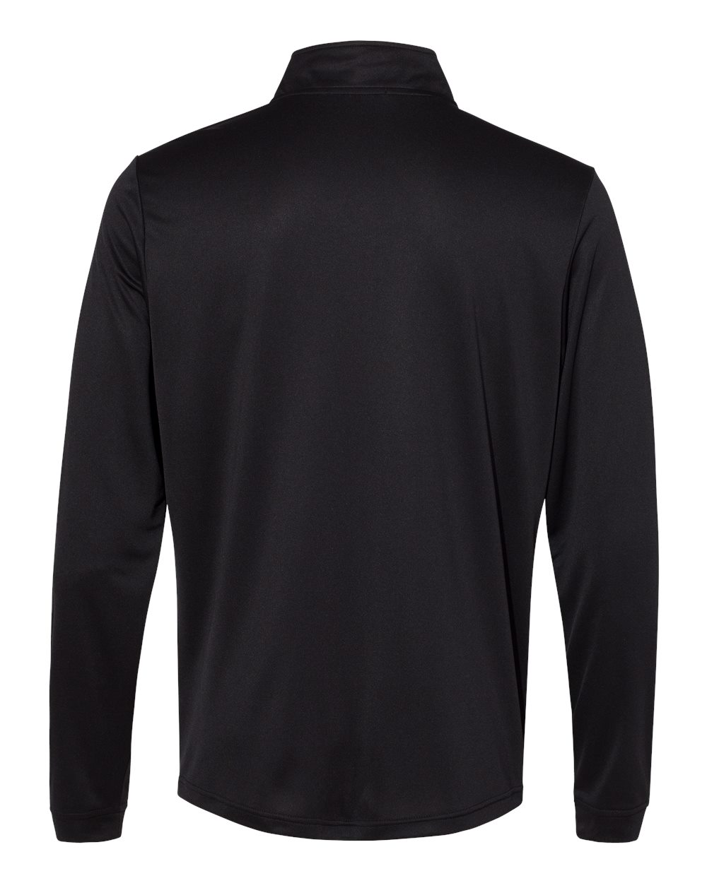 Men's Lightweight Quarter-Zip Pullover - Back - B01153502 - Black