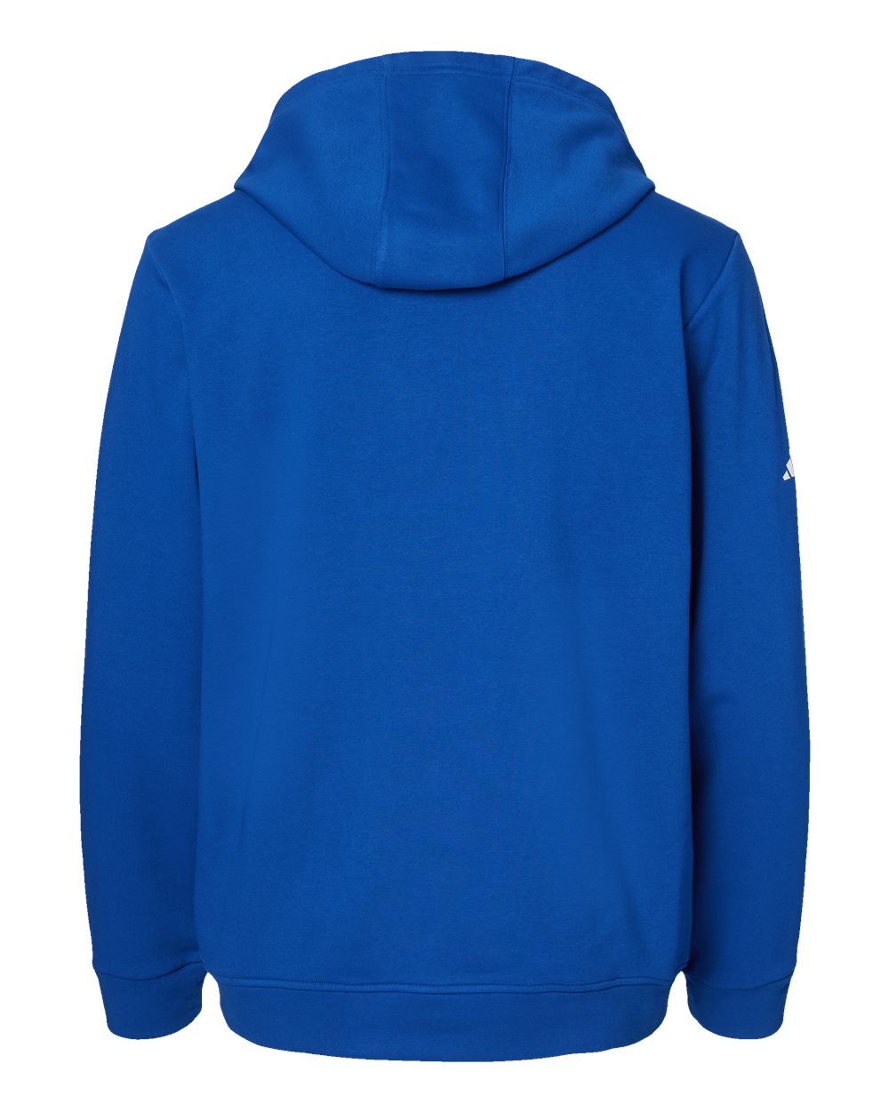 Unisex Fleece Hooded Sweatshirt - Back - B03853752 - Collegiate Royal