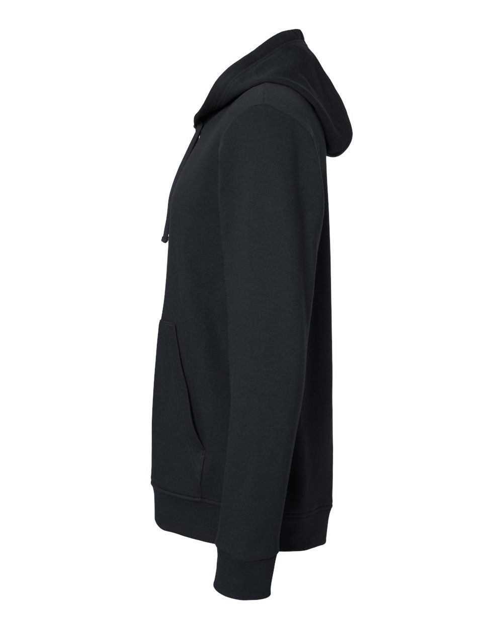 Unisex Fleece Hooded Sweatshirt - DirectSide - B03853502 - Black