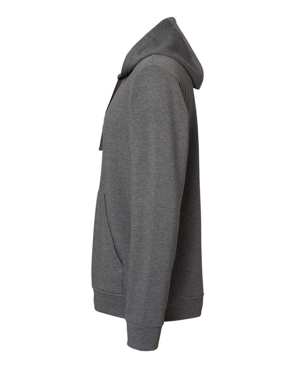 Unisex Fleece Hooded Sweatshirt - DirectSide - B03853682 - Dark Grey Heather