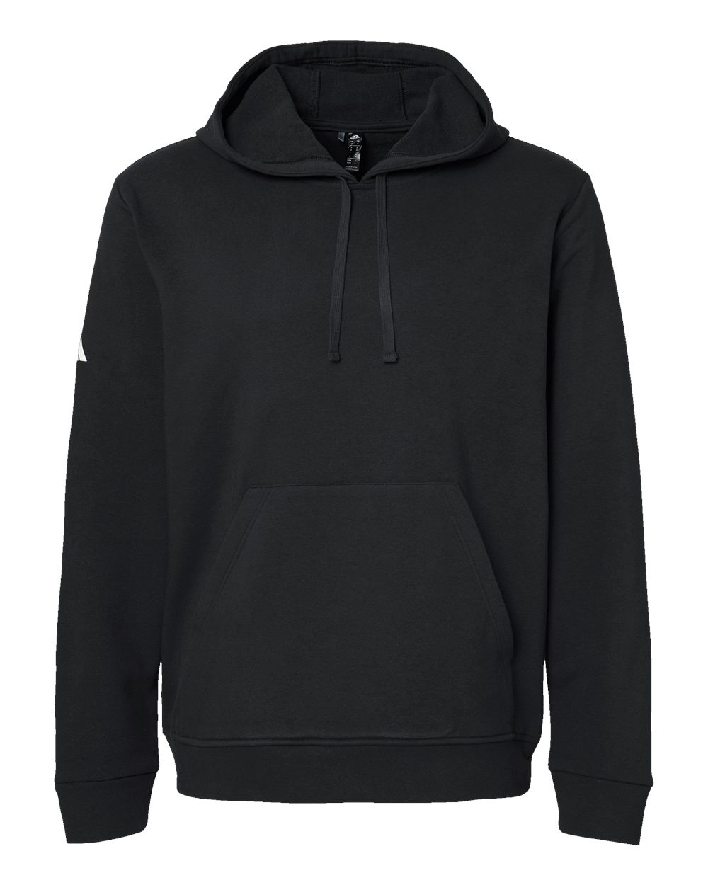 Unisex Fleece Hooded Sweatshirt - Front - B03853502 - Black
