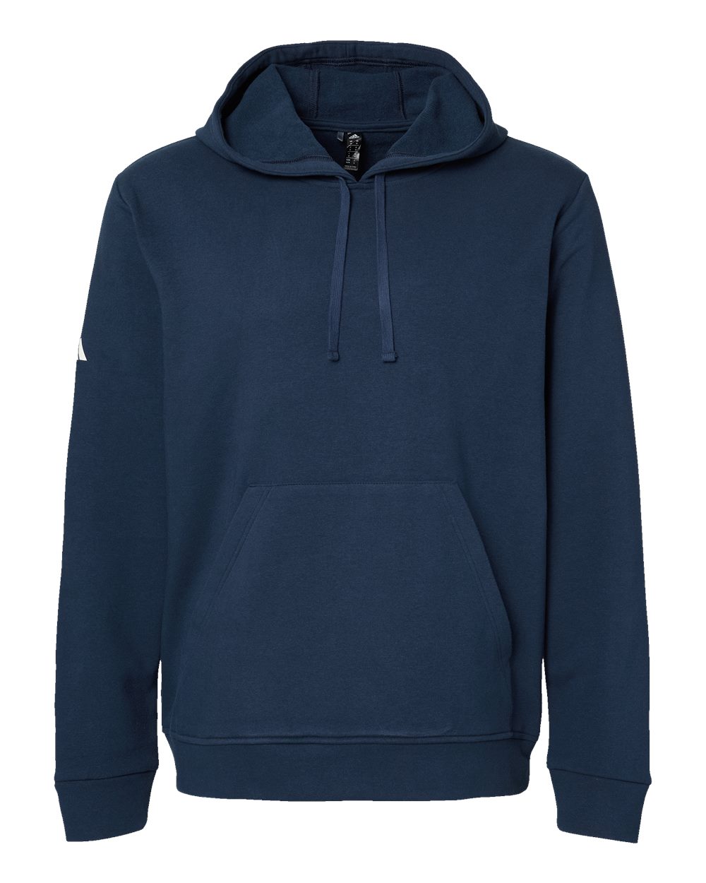 Unisex Fleece Hooded Sweatshirt - Front - B03853652 - Collegiate Navy