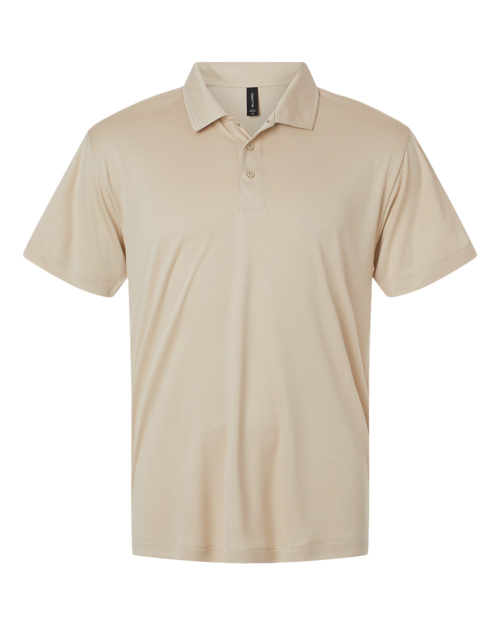 Men's Pro-Lock Performance Polo - Front - B00196242 - Sand