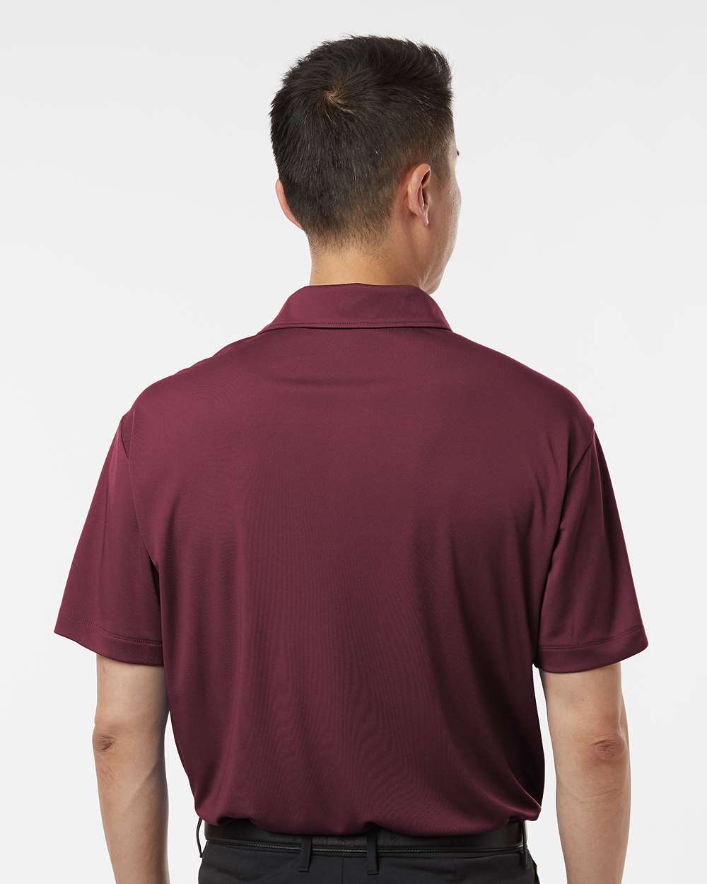 Men's Pro-Lock Performance Polo - OnModelBack - B00196532 - Maroon