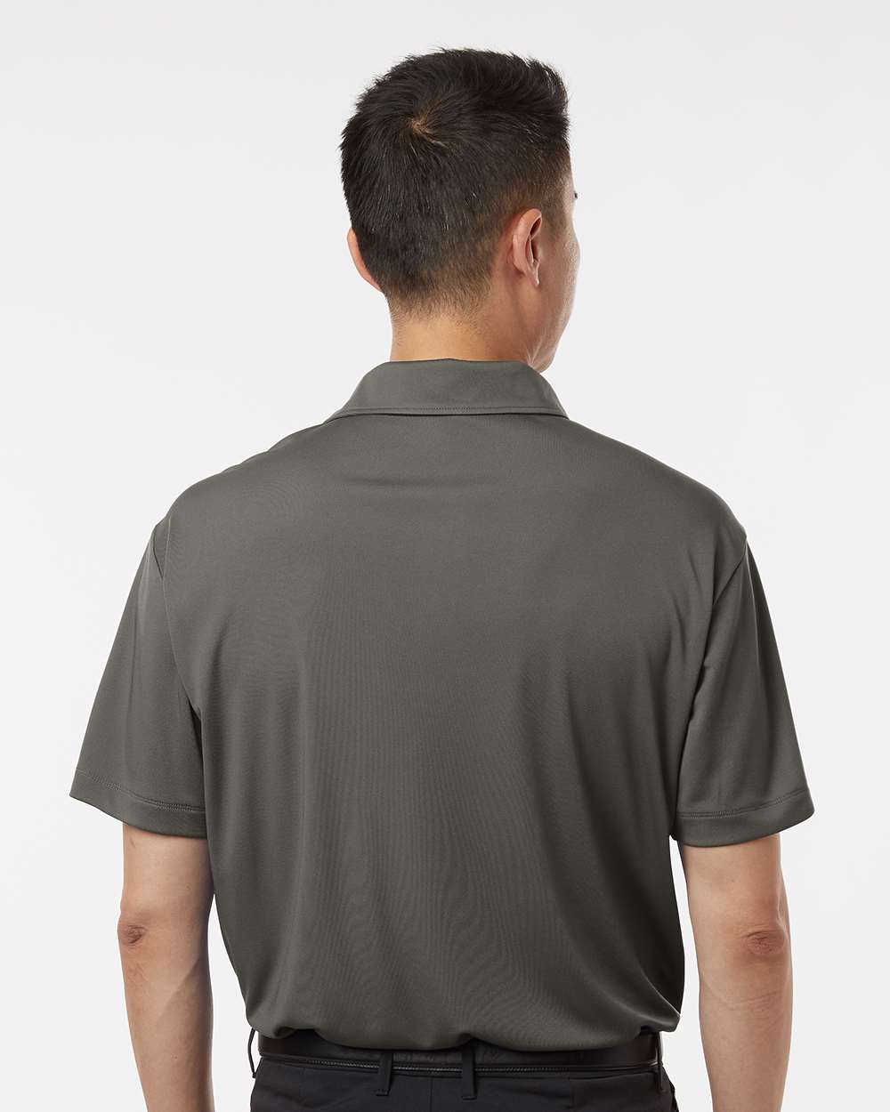 Men's Pro-Lock Performance Polo - OnModelBack - B00196592 - Charcoal