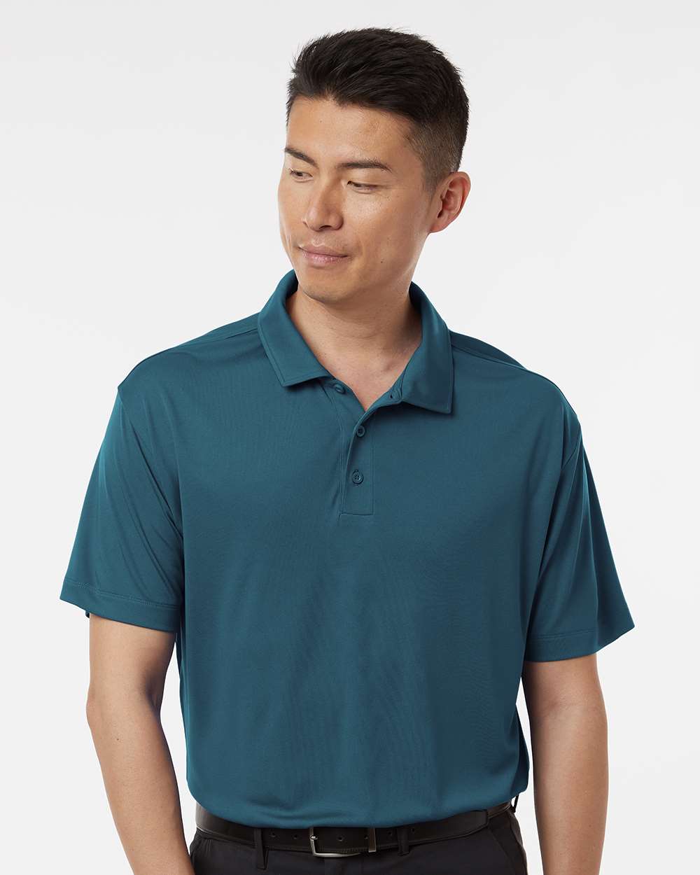 Men's Pro-Lock Performance Polo - OnModelFront - B00196252 - Atlantic Blue