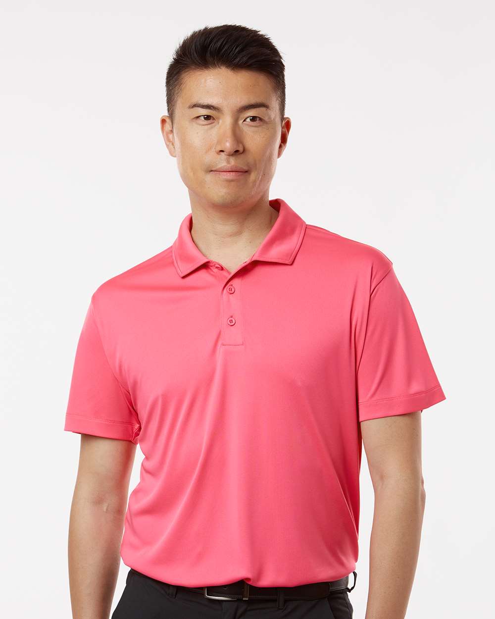 Men's Pro-Lock Performance Polo - OnModelFront - B00196302 - Bright Pink