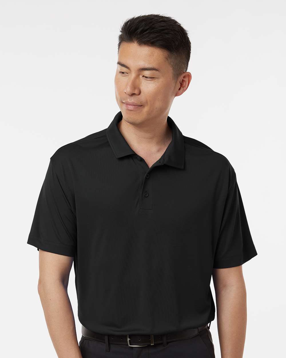 Men's Pro-Lock Performance Polo - OnModelFront - B00196502 - Black