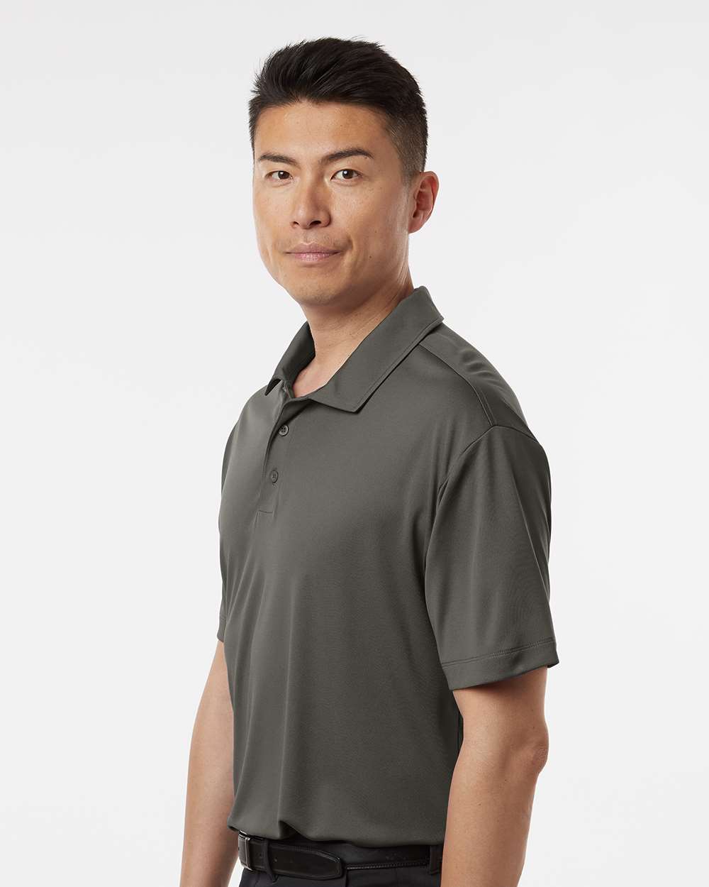 Men's Pro-Lock Performance Polo - OnModelSide - B00196592 - Charcoal