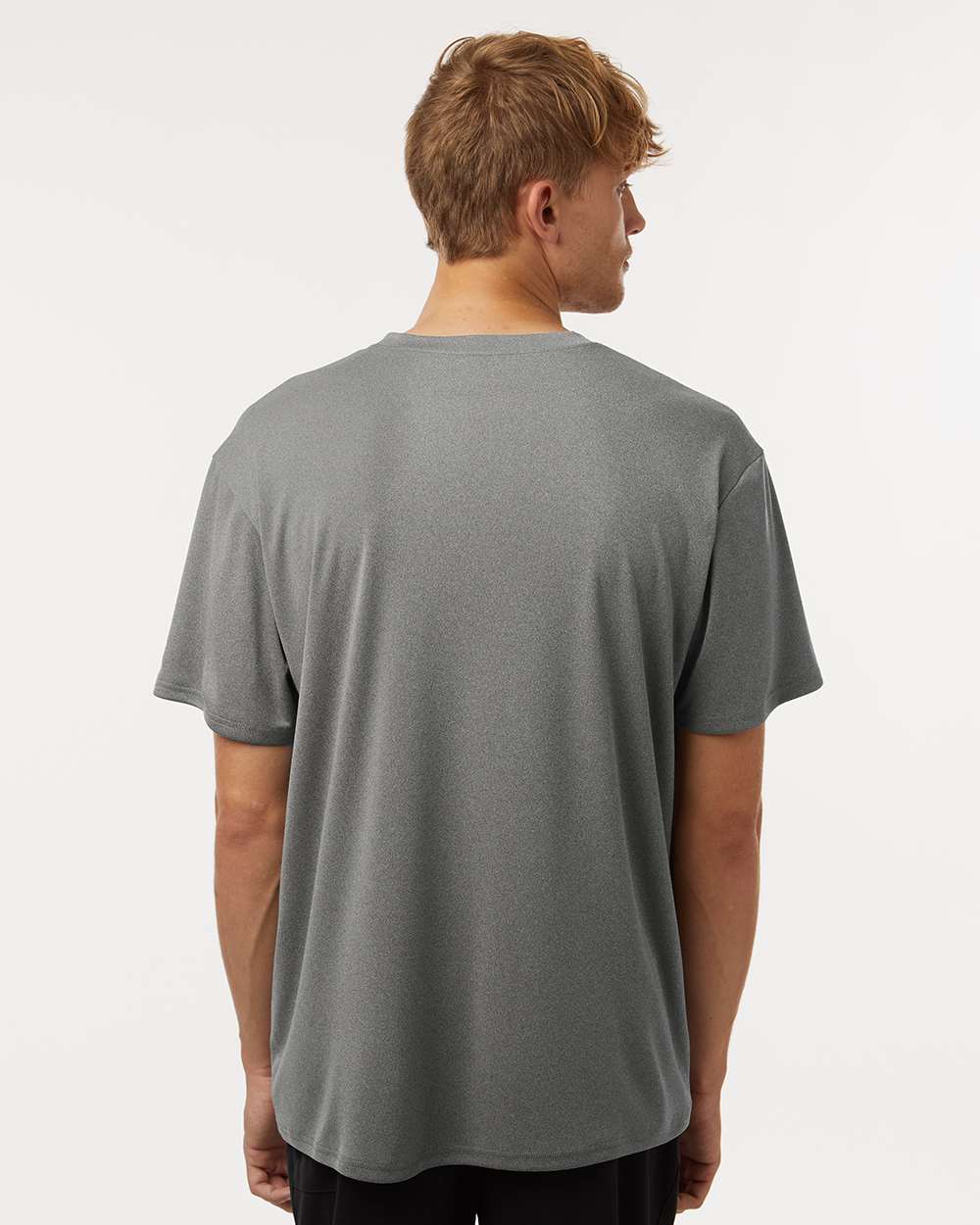 Men's Pro-Lock Performance T-Shirt - OnModelBack - B00396132 - Heather Granite