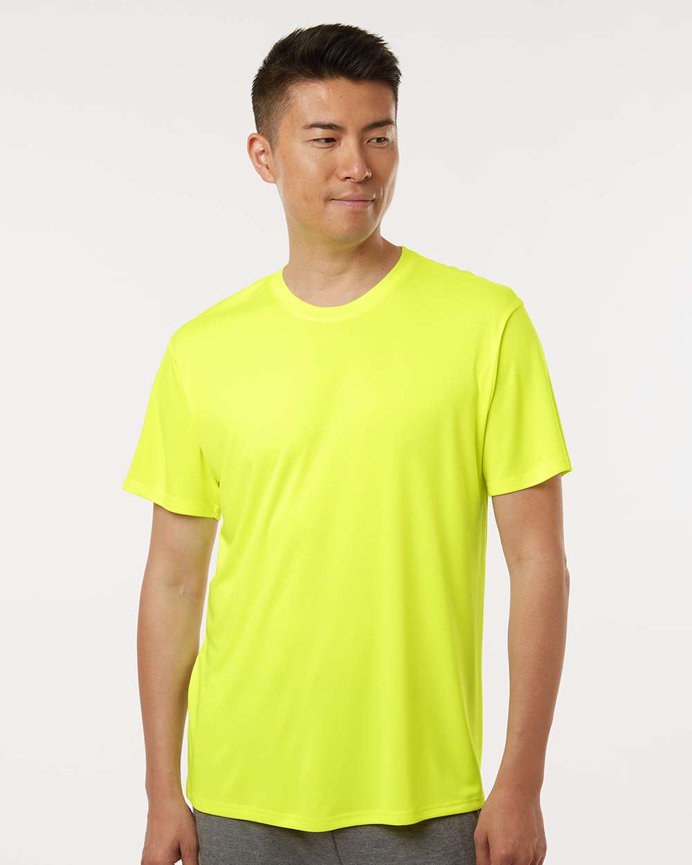 Men's Pro-Lock Performance T-Shirt - OnModelFront - B00396182 - Neon Yellow