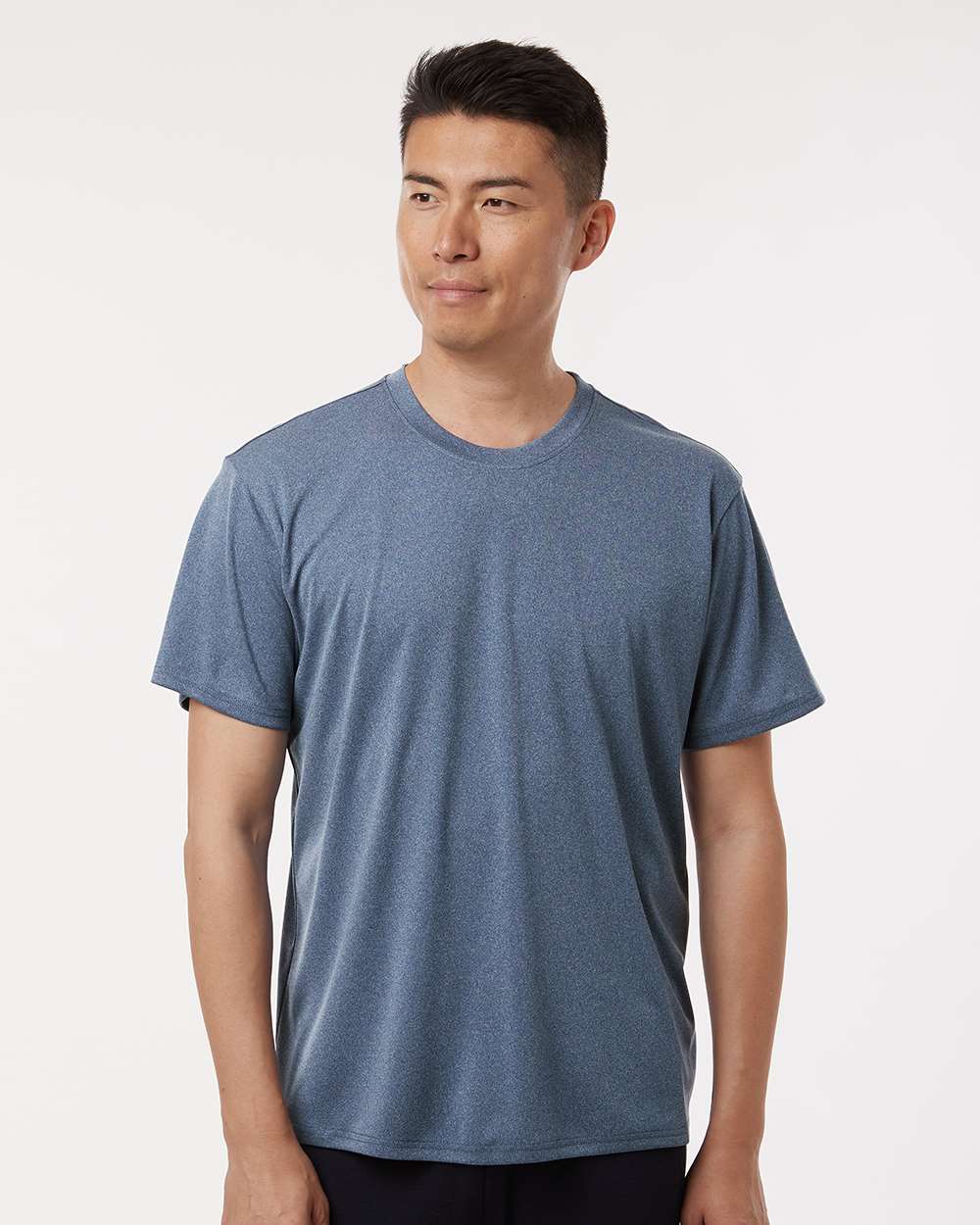 Men's Pro-Lock Performance T-Shirt - OnModelFront - B00396652 - Heather Navy