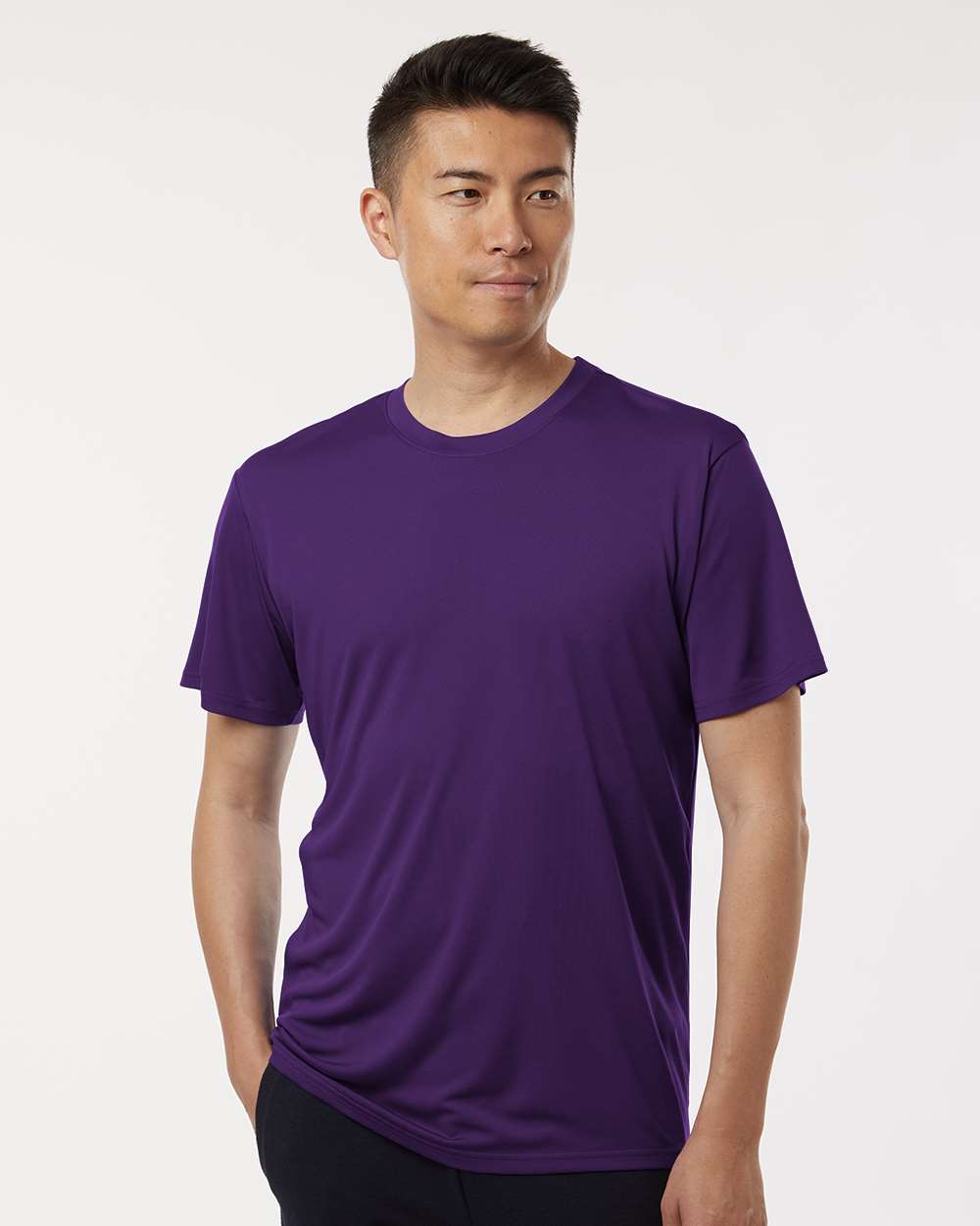 Men's Pro-Lock Performance T-Shirt - OnModelFront - B00396672 - Purple