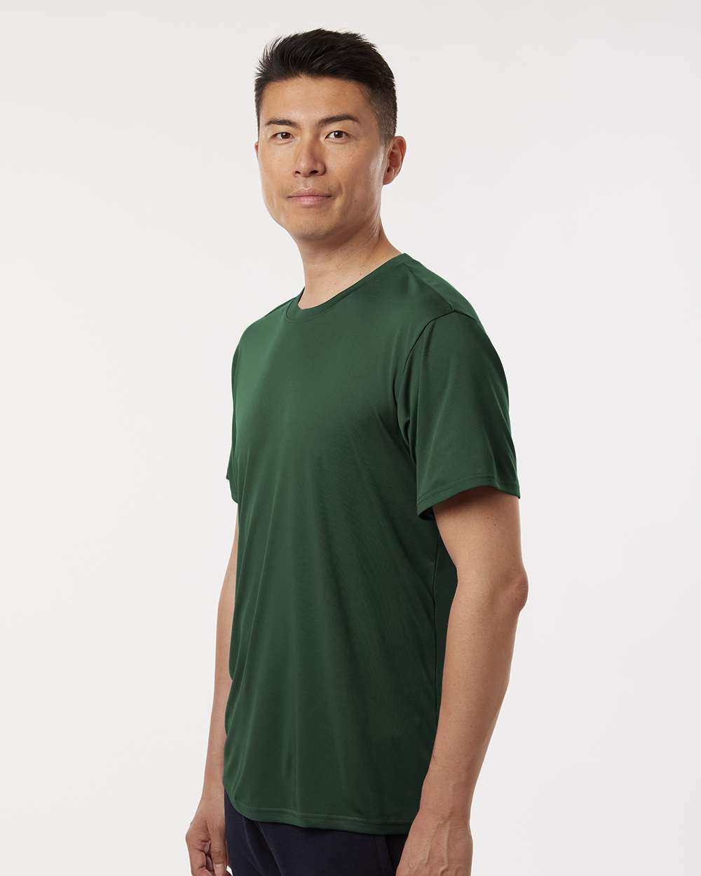 Men's Pro-Lock Performance T-Shirt - OnModelSide - B00396542 - Forest Green
