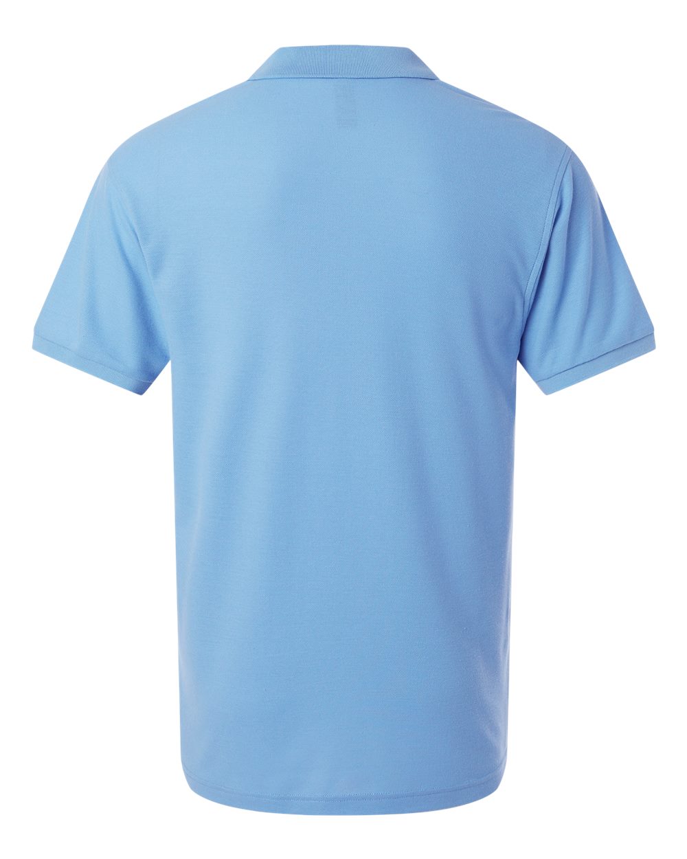 Men's Pique Polo - Back - B00596112 - Cloud Blue