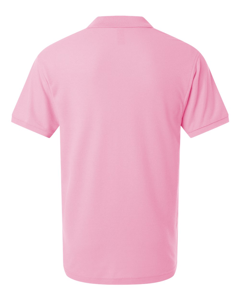 Men's Pique Polo - Back - B00596152 - Light Pink