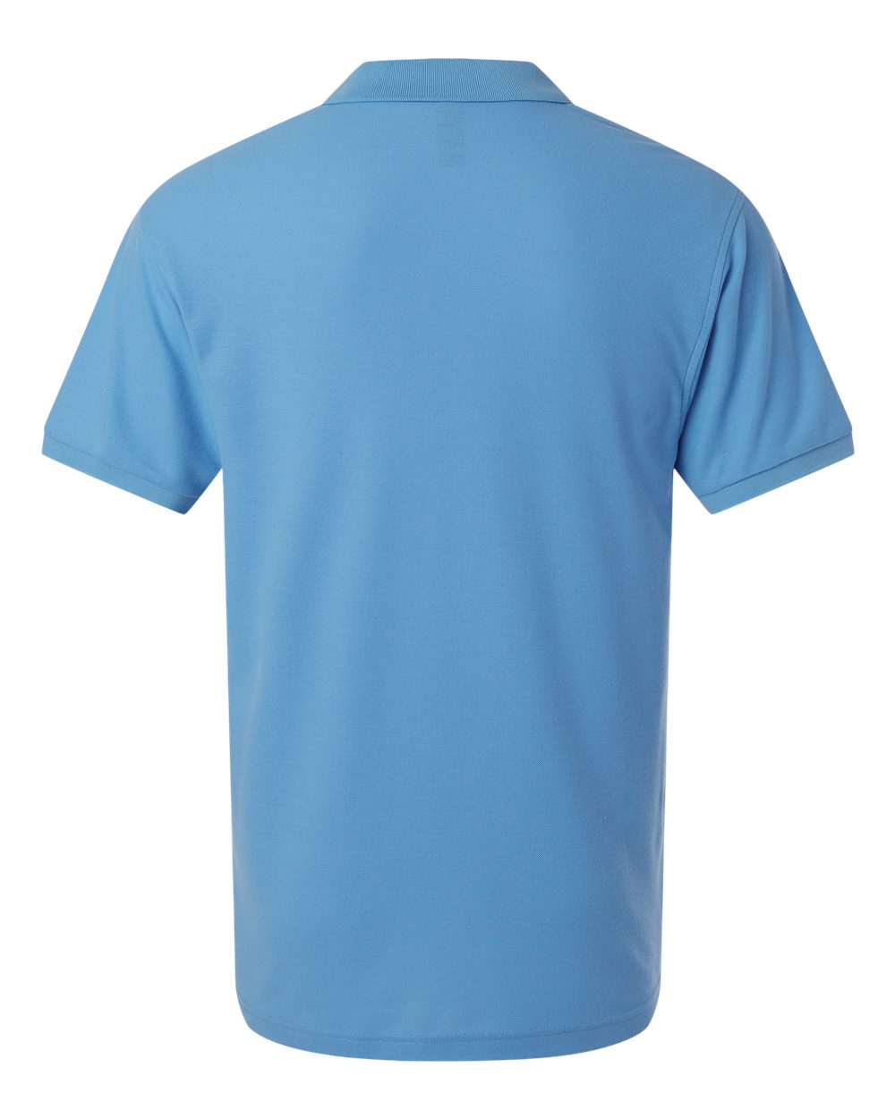 Men's Pique Polo - Back - B00596252 - Carolina Blue