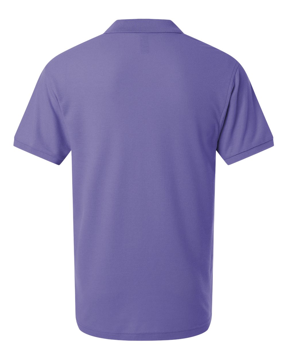 Men's Pique Polo - Back - B00596262 - Violet