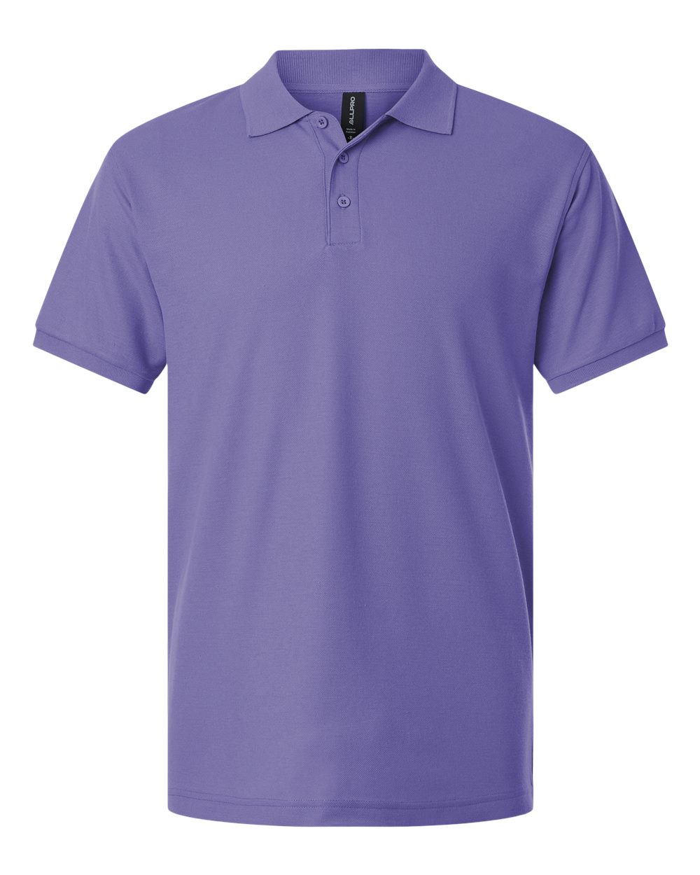 Men's Pique Polo - Front - B00596262 - Violet