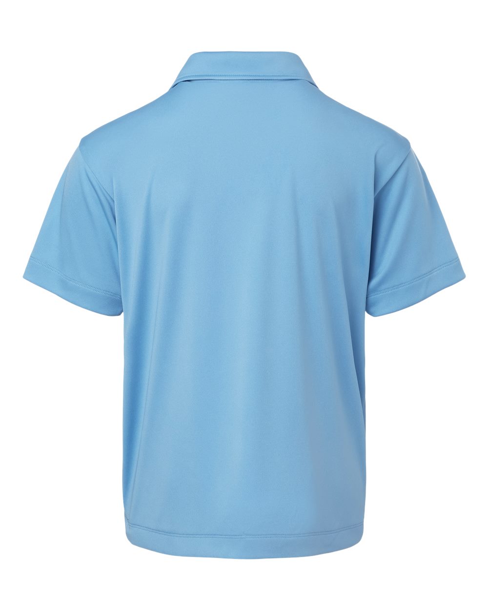 Youth Pro-Lock Performance Polo - Back - B00696252 - Carolina Blue