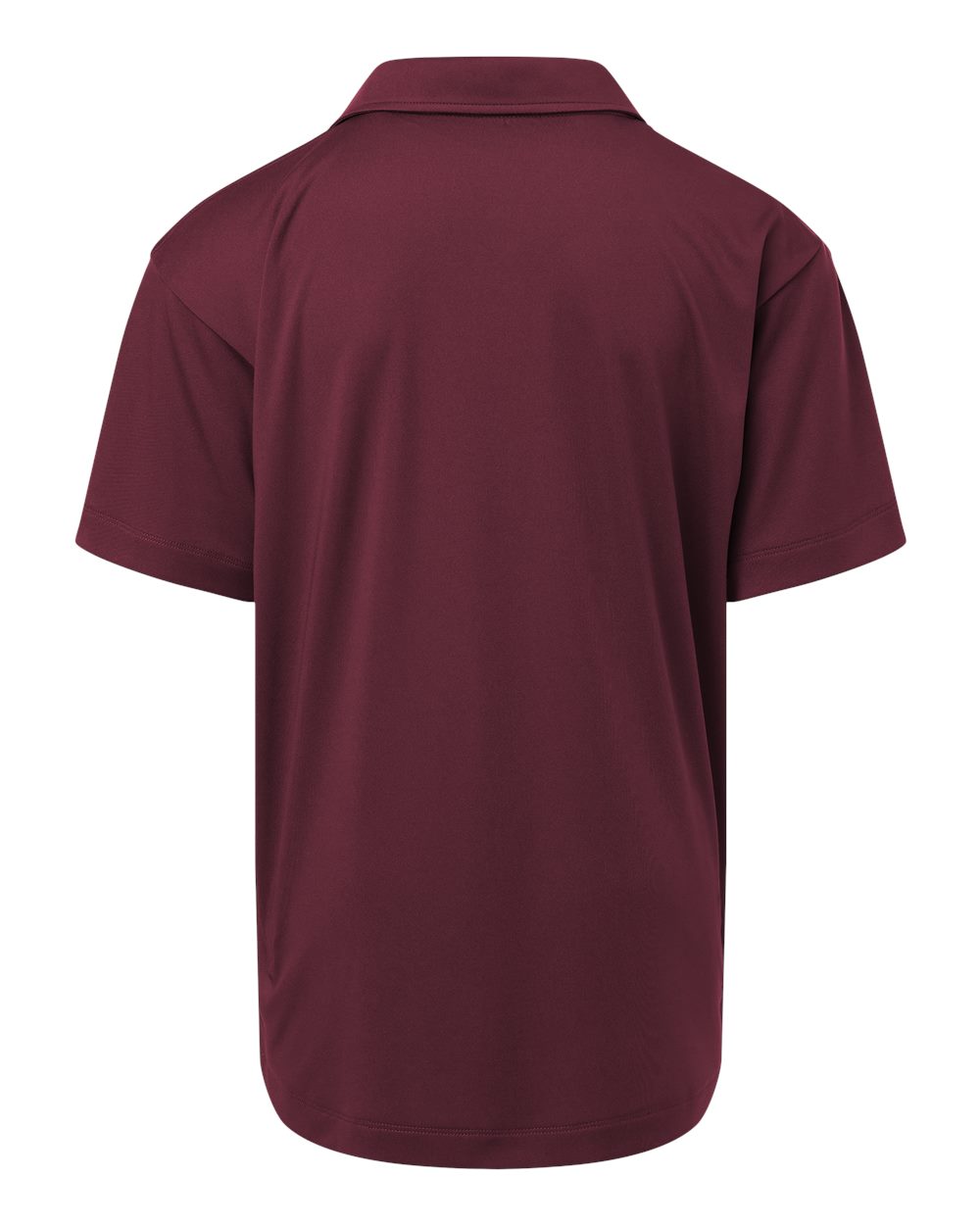 Youth Pro-Lock Performance Polo - Back - B00696532 - Maroon