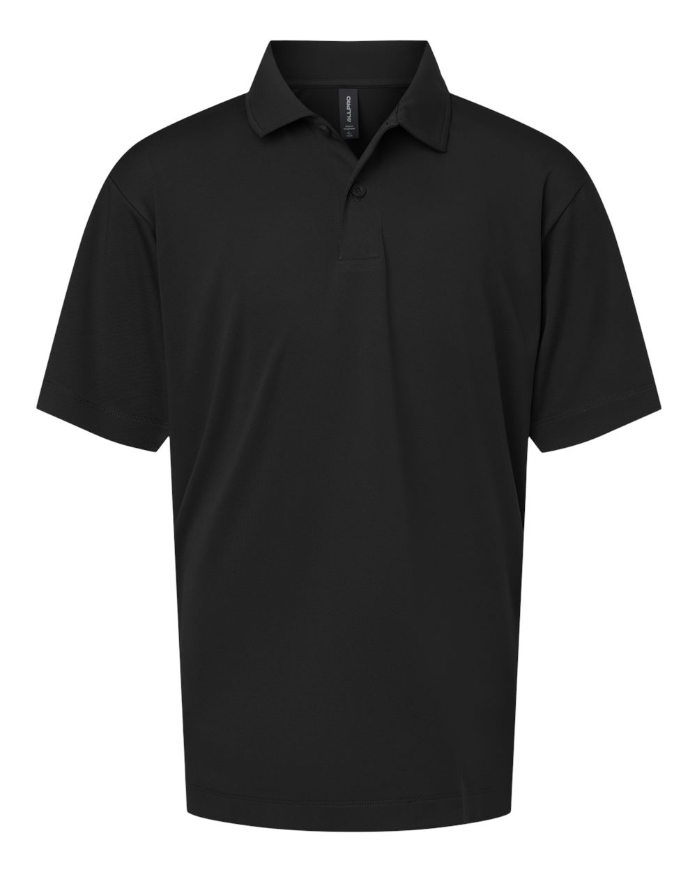 Youth Pro-Lock Performance Polo - Front - B00696502 - Black
