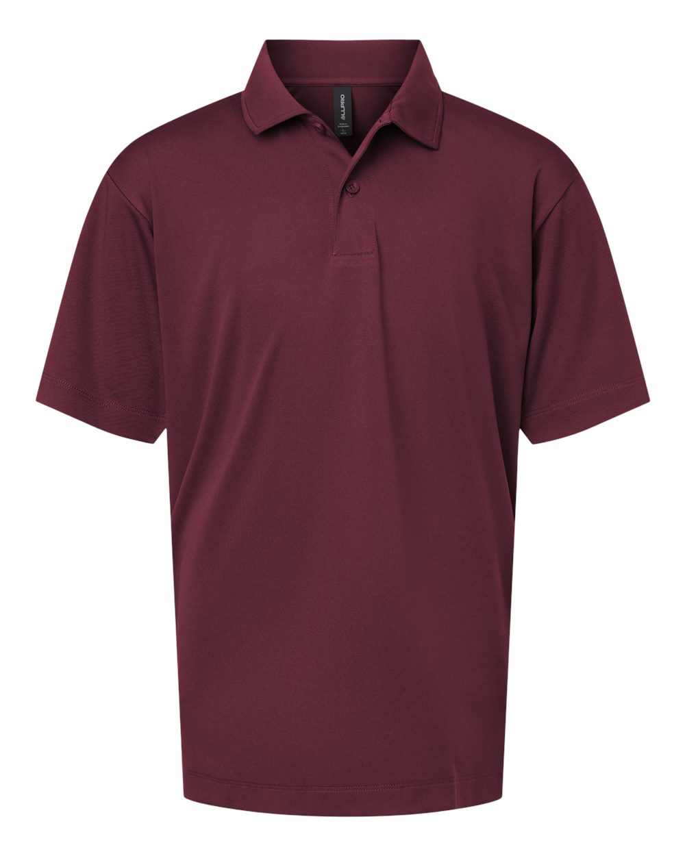 Youth Pro-Lock Performance Polo - Front - B00696532 - Maroon