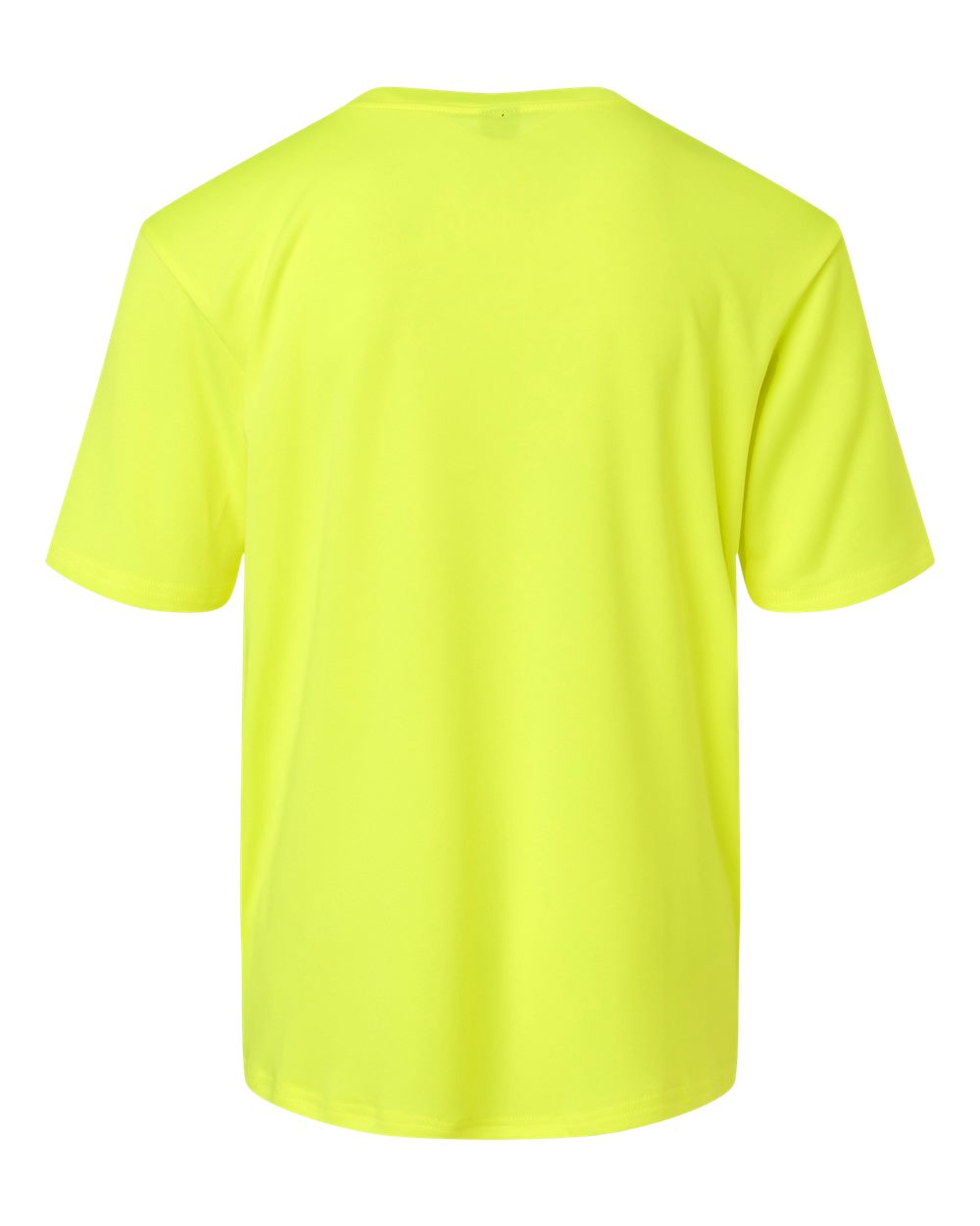 Youth Pro-Lock Performance T-Shirt - Back - B00896152 - Neon Yellow