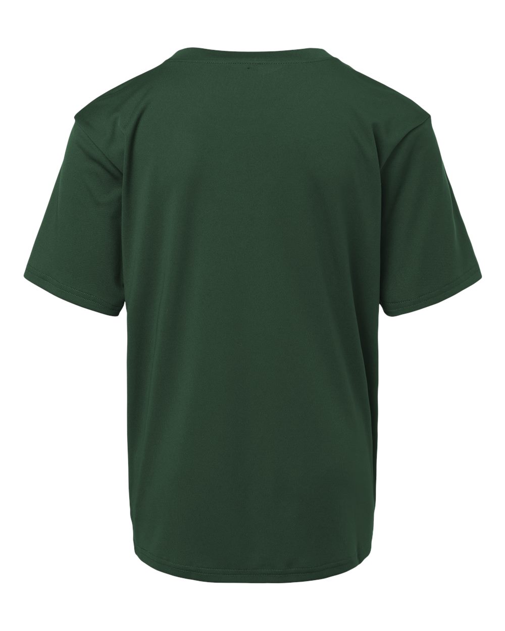 Youth Pro-Lock Performance T-Shirt - Back - B00896542 - Forest Green