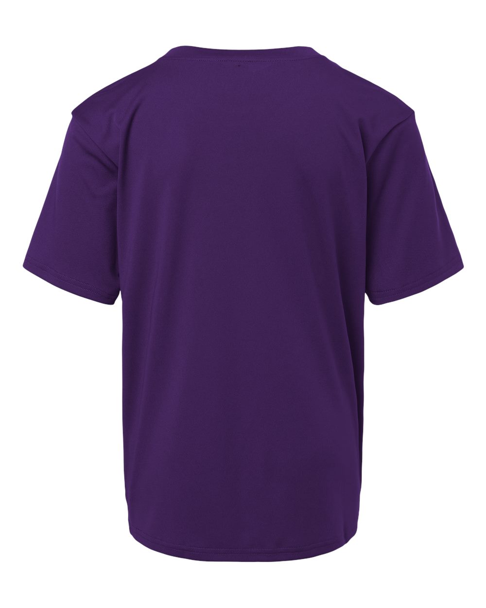 Youth Pro-Lock Performance T-Shirt - Back - B00896672 - Purple
