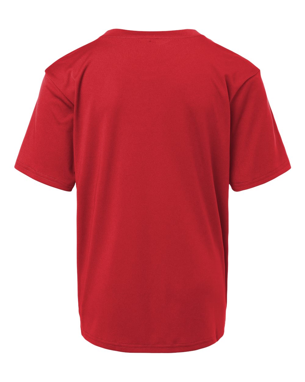 Youth Pro-Lock Performance T-Shirt - Back - B00896702 - Red