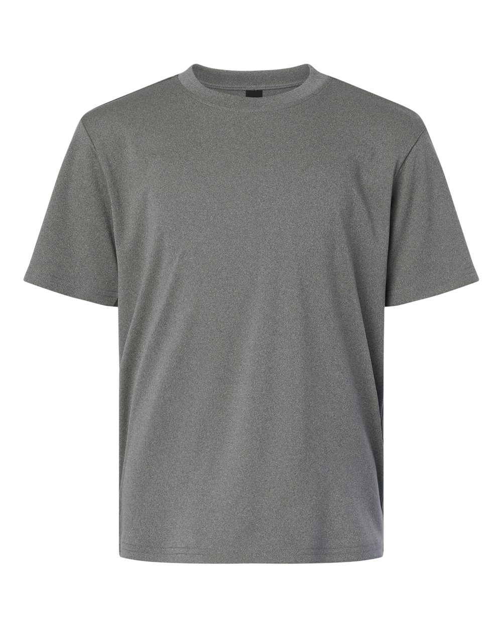 Youth Pro-Lock Performance T-Shirt - Front - B00896112 - Heather Granite