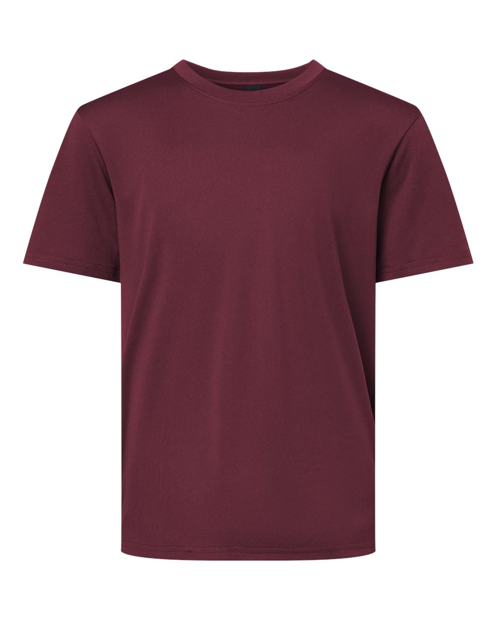 Youth Pro-Lock Performance T-Shirt - Front - B00896532 - Maroon