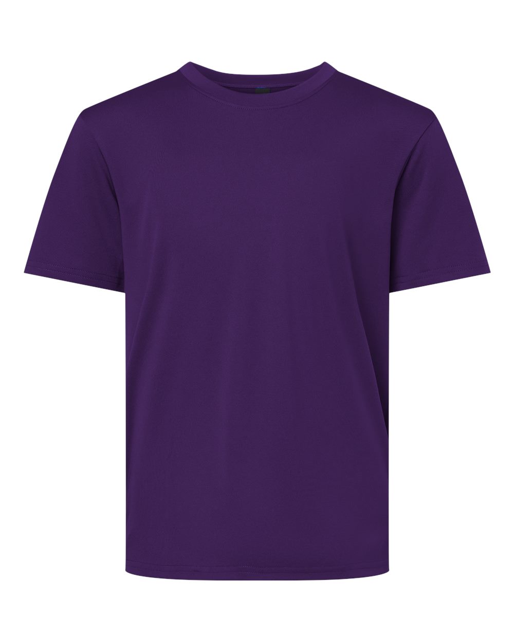 Youth Pro-Lock Performance T-Shirt - Front - B00896672 - Purple