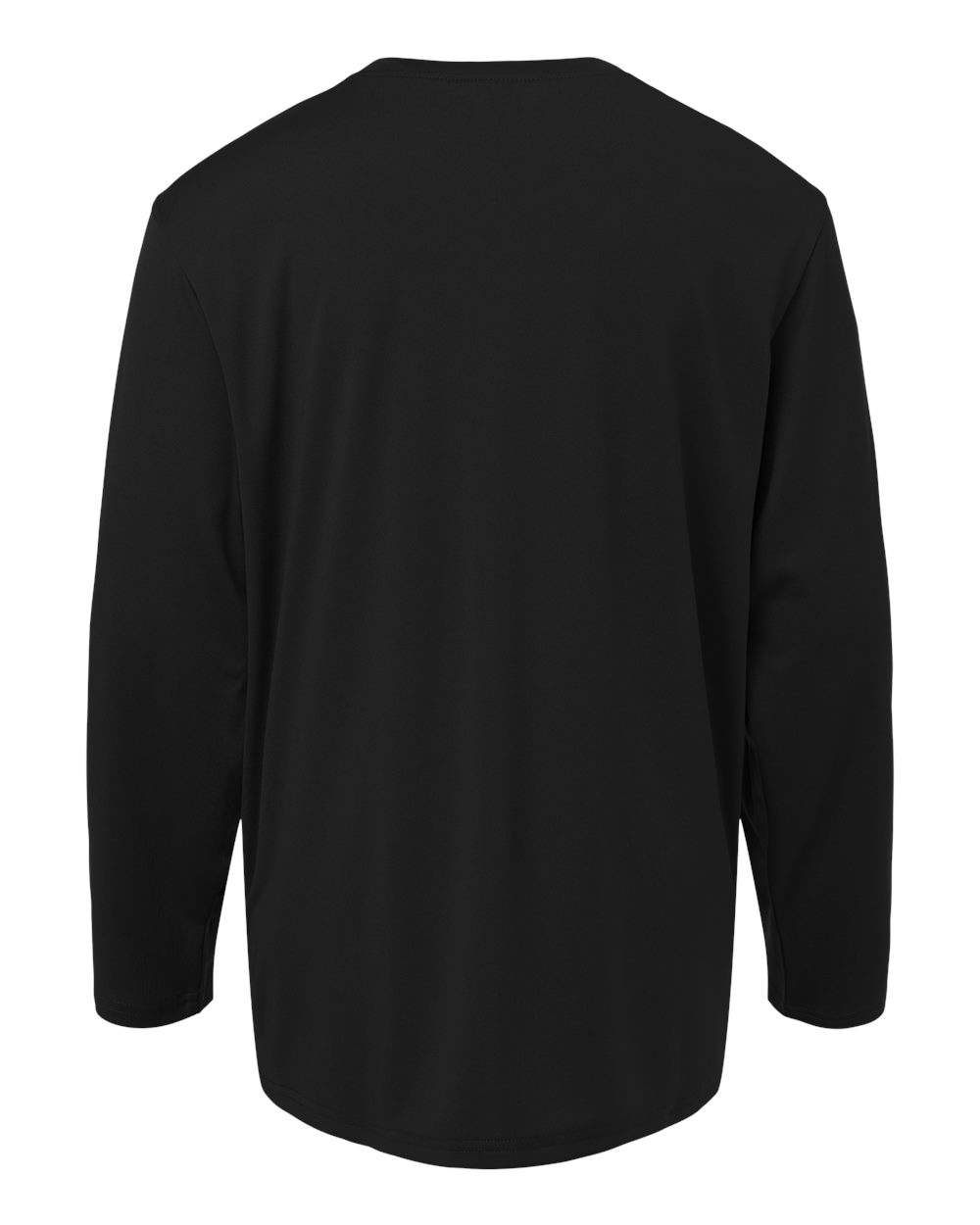 Youth Pro-Lock Performance Long Sleeve T-Shirt - Back - B00996502 - Black