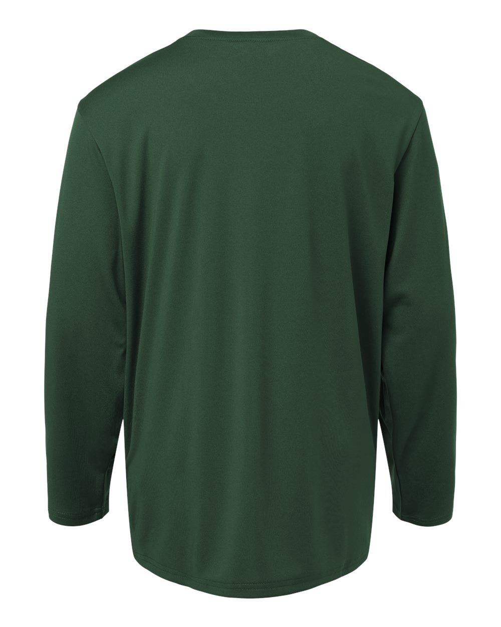 Youth Pro-Lock Performance Long Sleeve T-Shirt - Back - B00996542 - Forest Green