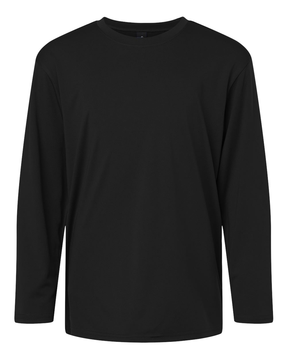 Youth Pro-Lock Performance Long Sleeve T-Shirt - Front - B00996502 - Black